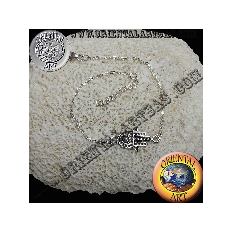 bracciale mano di fatima in argento