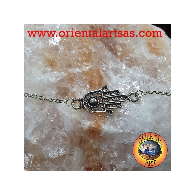 bracciale mano di fatima in argento