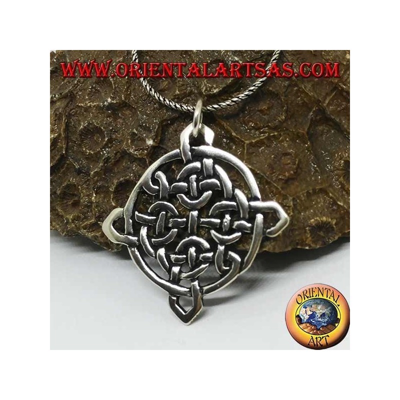 Anhänger in Silber Tynan keltischer Knoten, Amulett des Schutzes vor dem Bösen