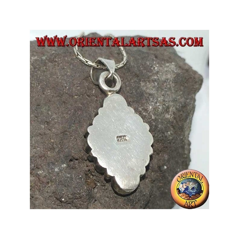 Colgante de plata con ocho lágrimas de nácar