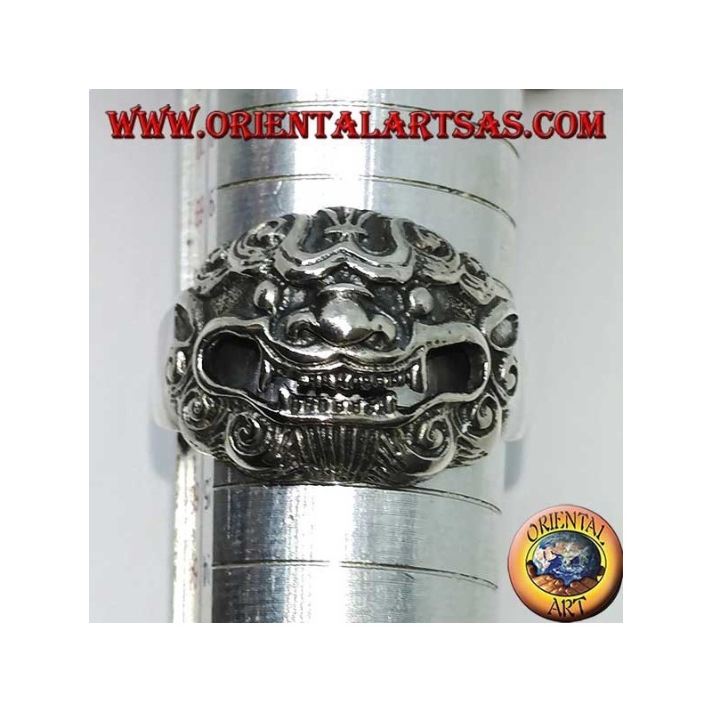 Anello in argento Barong il re degli spiriti