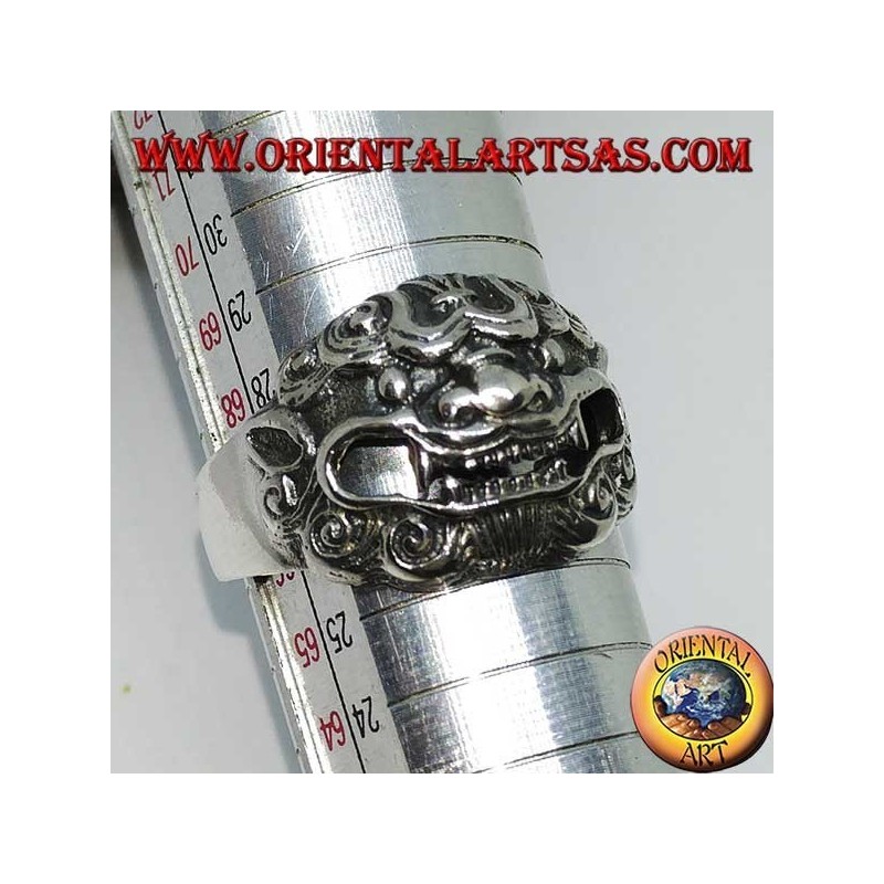 Barong silver ring, the king of spirits