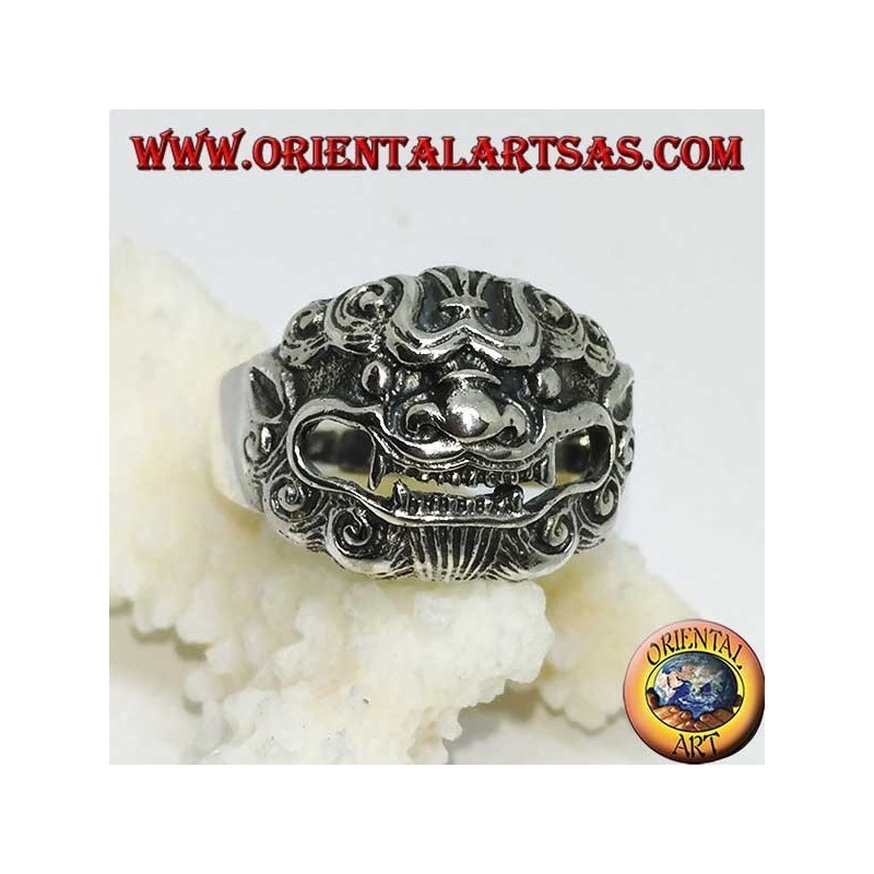 Anello in argento Barong il re degli spiriti