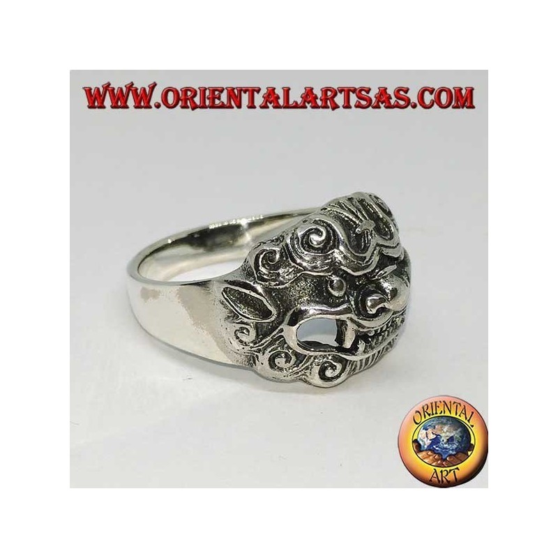 Barong silver ring, the king of spirits