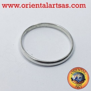 Silber Ehering 2 mm Anschlagring