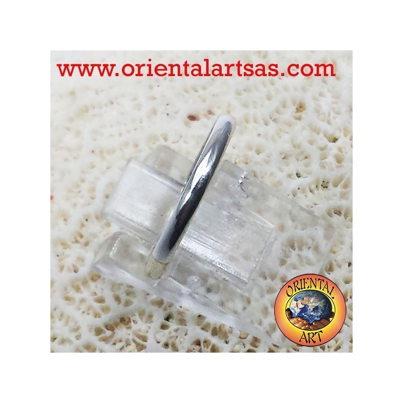 anillo de bodas de plata anillo de tope 2 mm