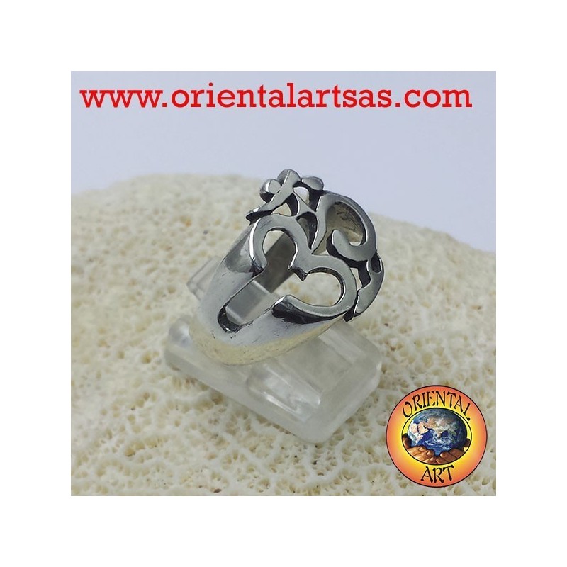 anello simbolo Om in argento