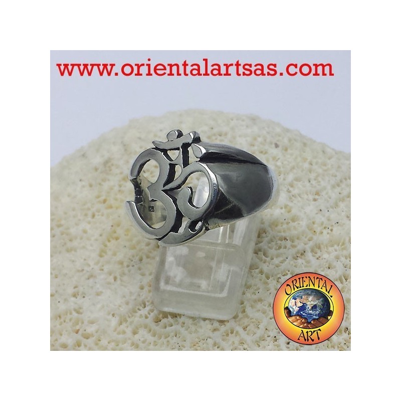 anello simbolo Om in argento