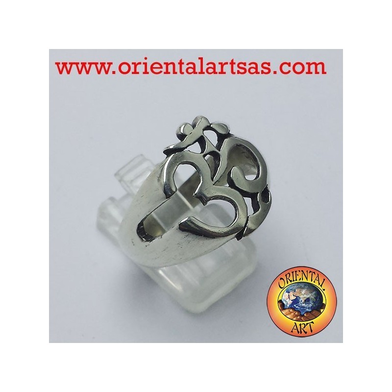 anello simbolo Om in argento