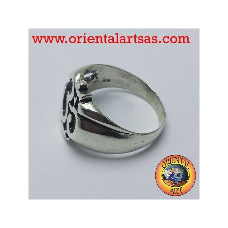 anello simbolo Om in argento