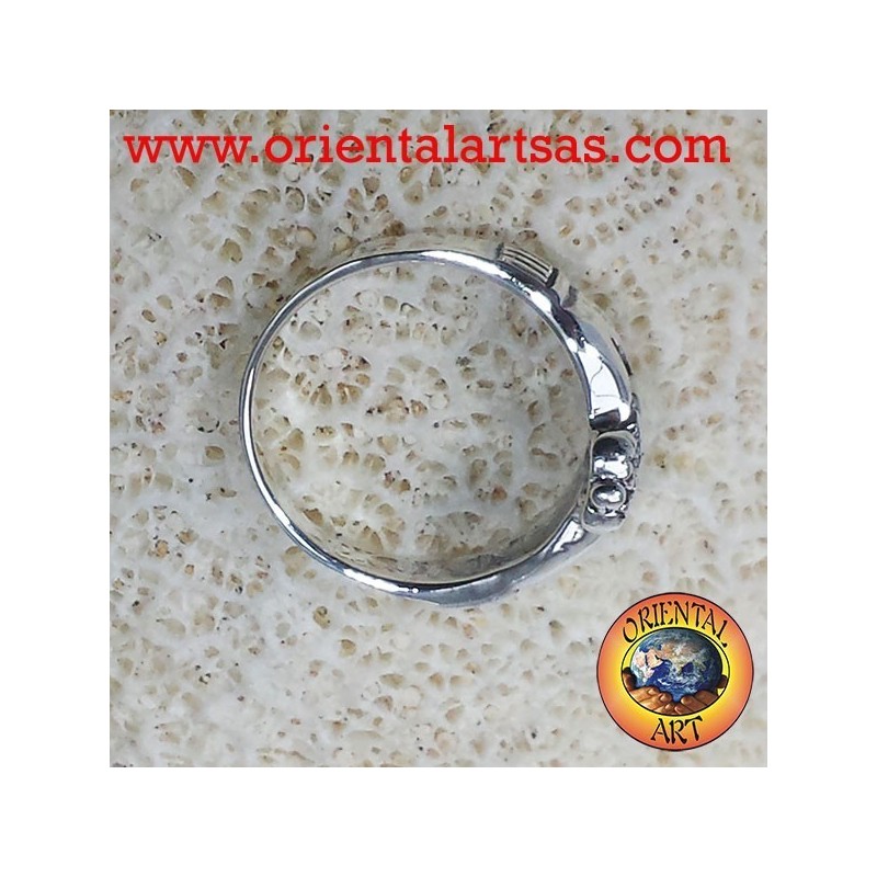Anello Claddagh in argento