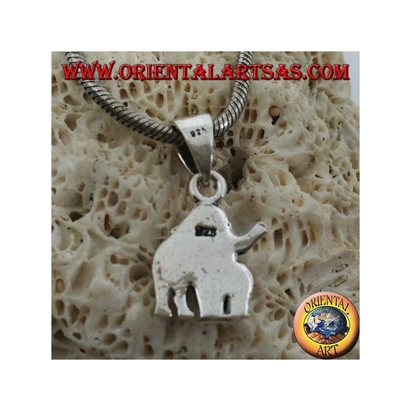 Pendentif argent Elephant