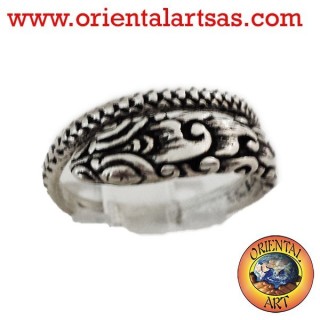 Anello pitone in argento