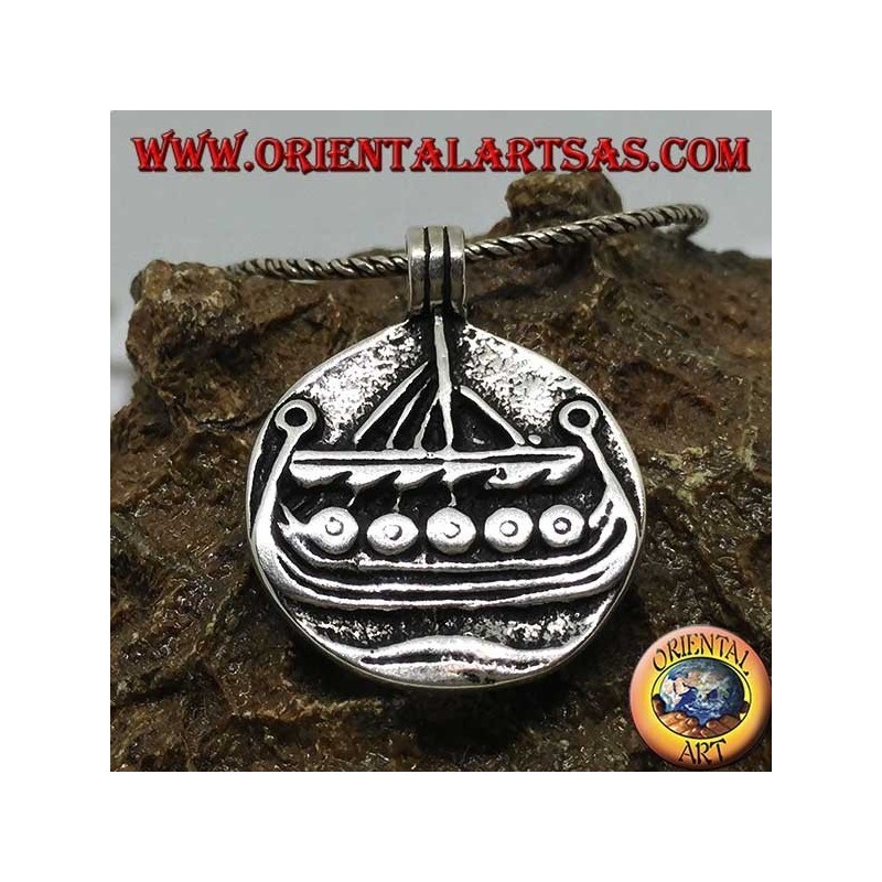 Silberanhänger Drakkar Norse Viking Ship Jewellery