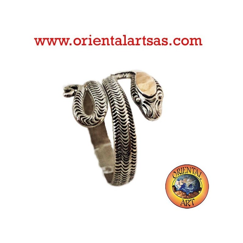 	serpente con testa oro