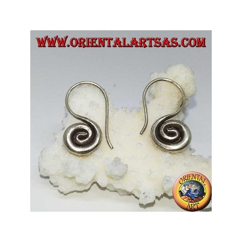 Handgemachte Silber Spiralhaken Ohrringe Karen (klein)