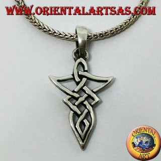 Pendentif noeud Viking en argent