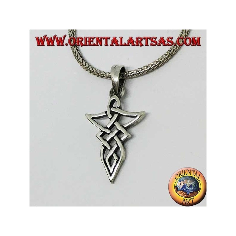 Silver Viking knot pendant
