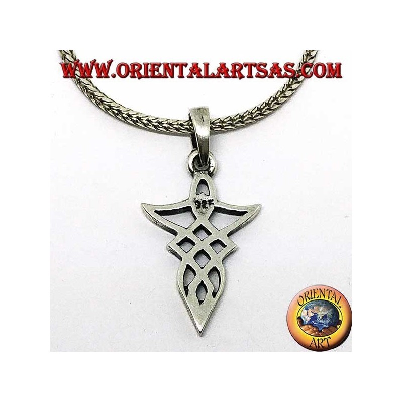 Colgante de plata con nudo vikingo