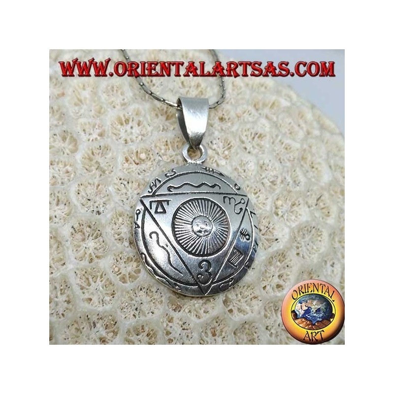 Silver pendant of the Talisman of the Sacred Union