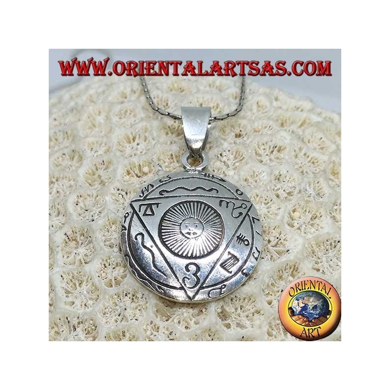 Silberanhänger des Talismans der Heiligen Union