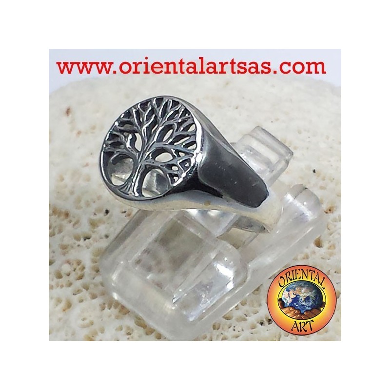 tree of life ring silver dish