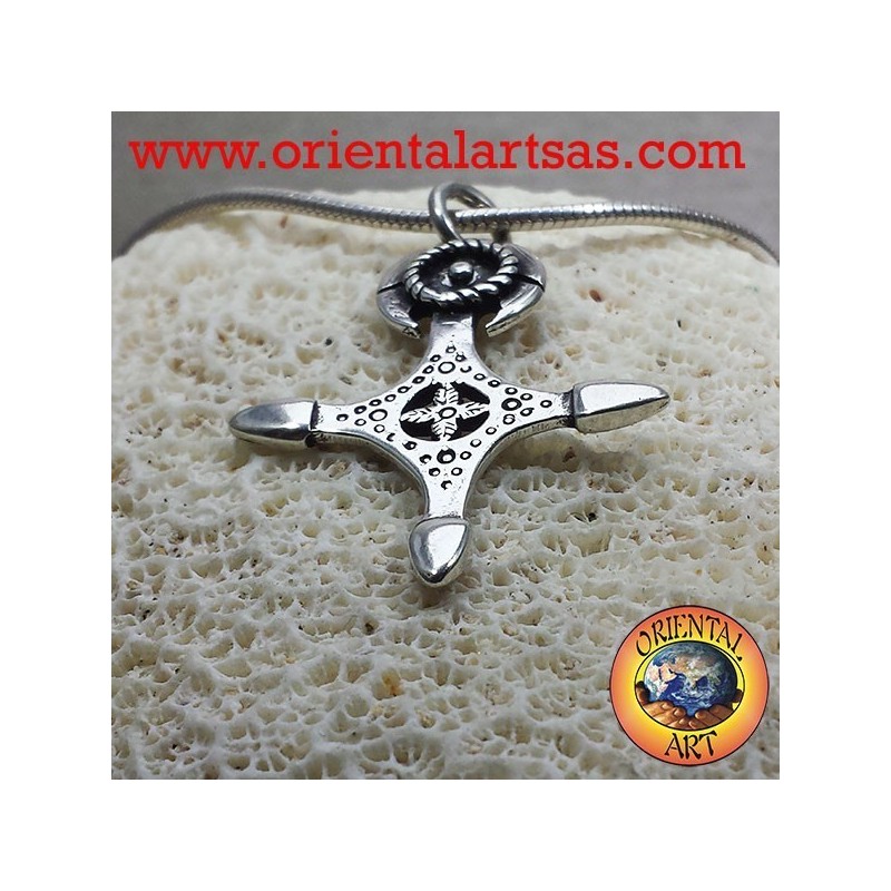 Croce Tuareg in argento 