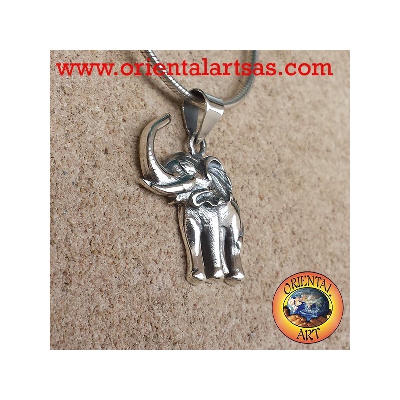Pendentif argent Elephant