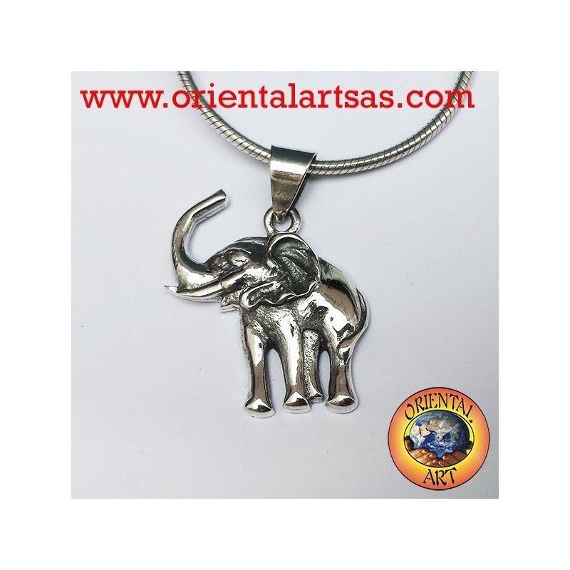 Silver pendant Elephant