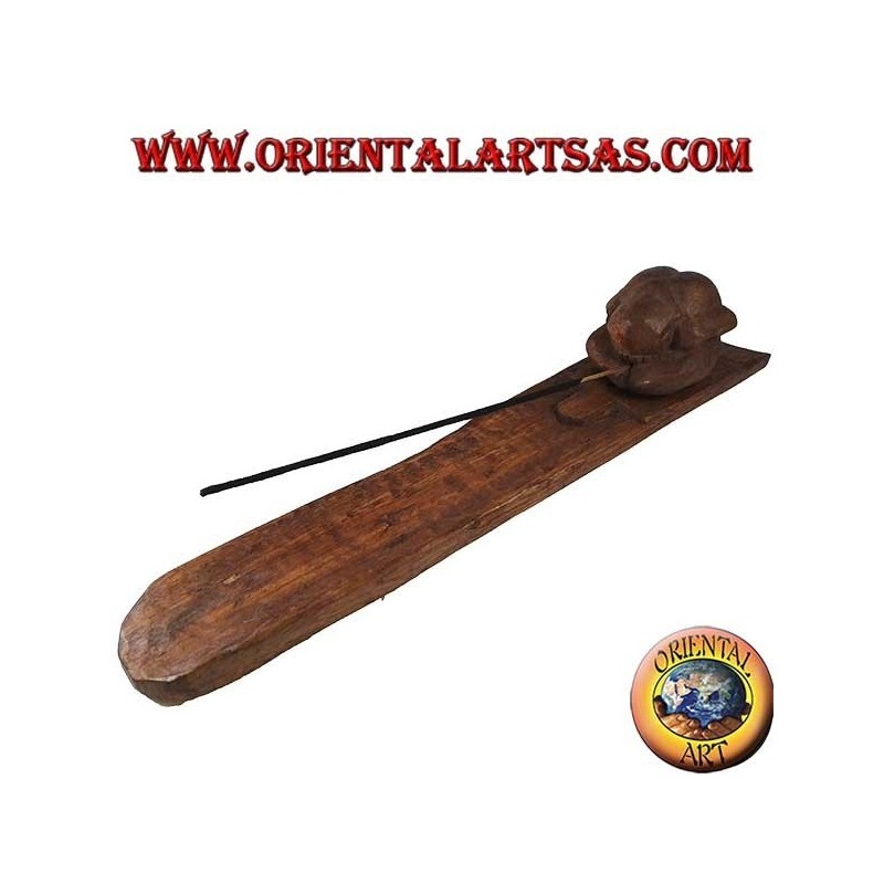 Incense burner, suar wood yogi