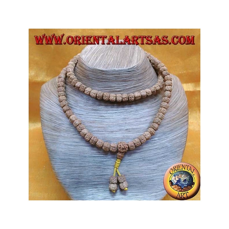 Buddhist Mālā 108 beads 9.5 mm beads. in clear Body seeds