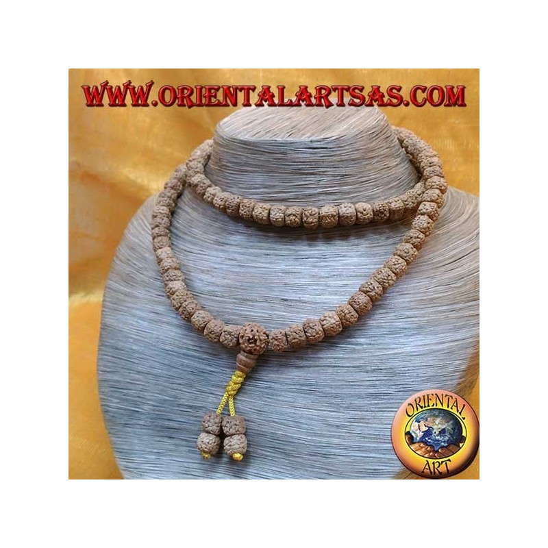 Buddhist Mālā 108 beads 9.5 mm beads. in clear Body seeds