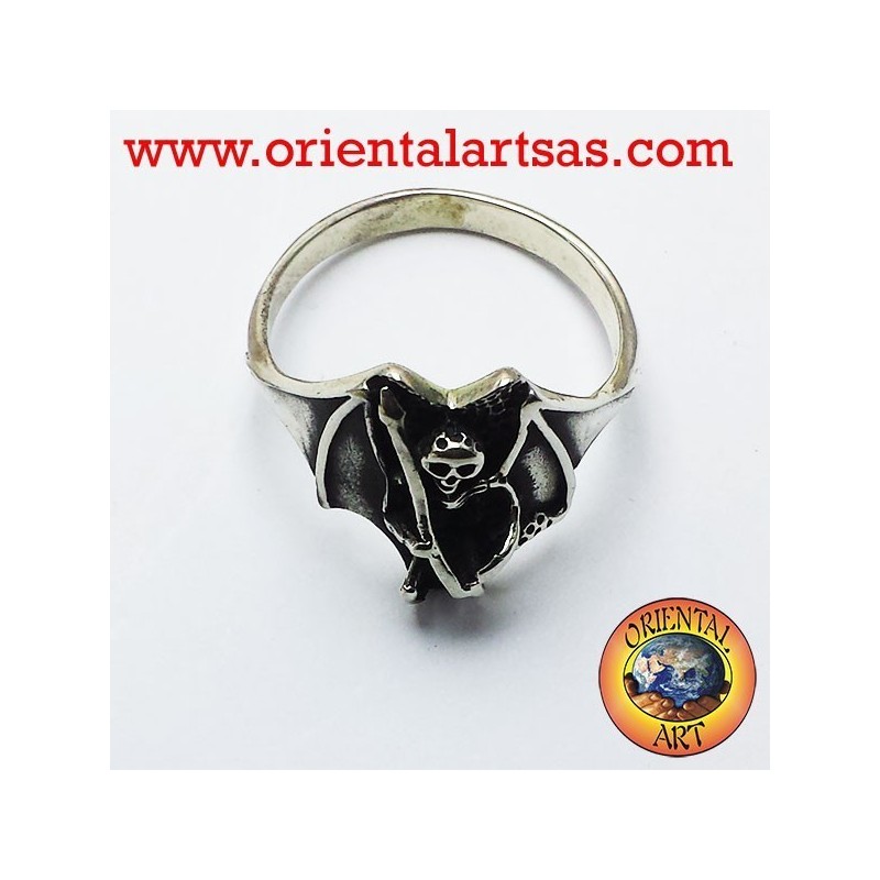 Anello Zombie la morte oltretomba in argento
