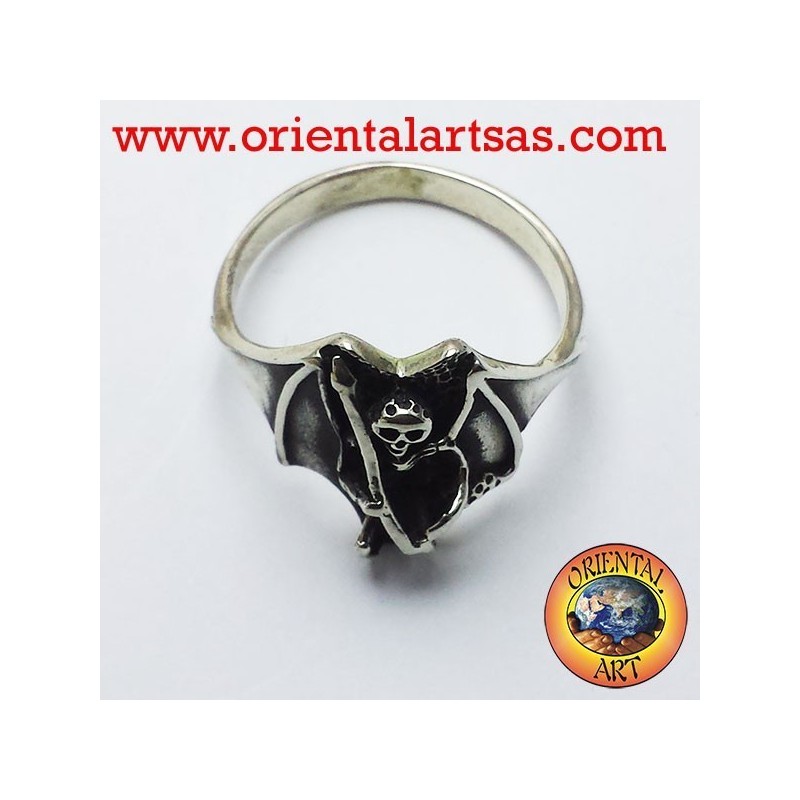 Anello Zombie la morte oltretomba in argento