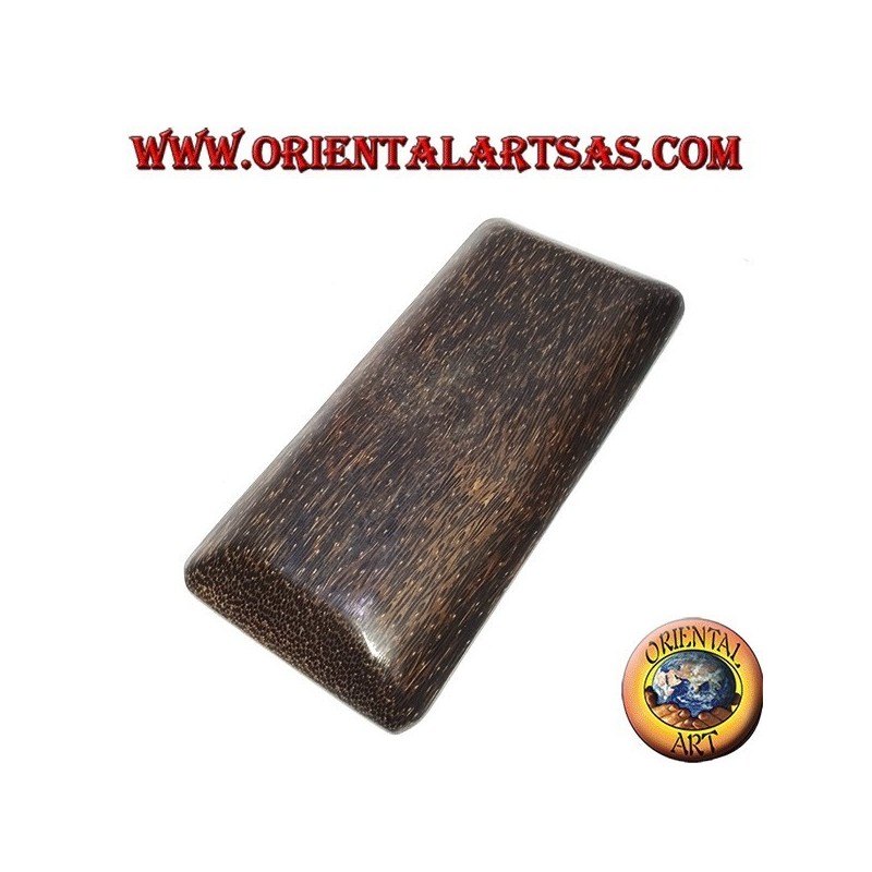 Plateau double plateau rectangulaire en bois de coco