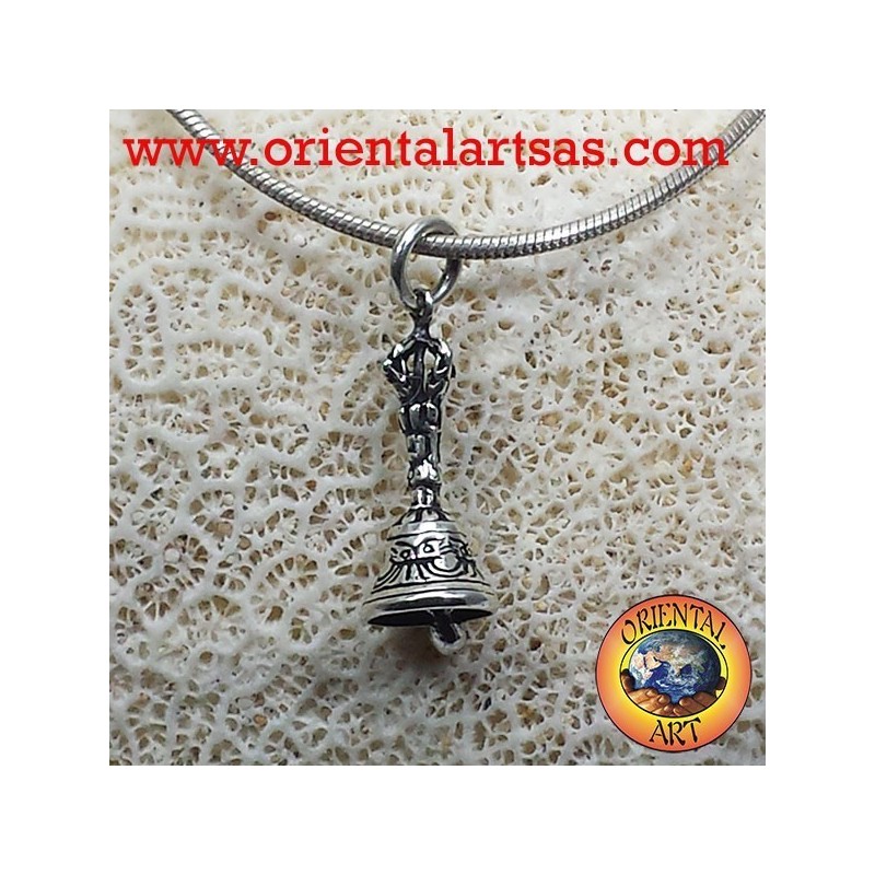 Bell pendant or Gantha silver Tibetan