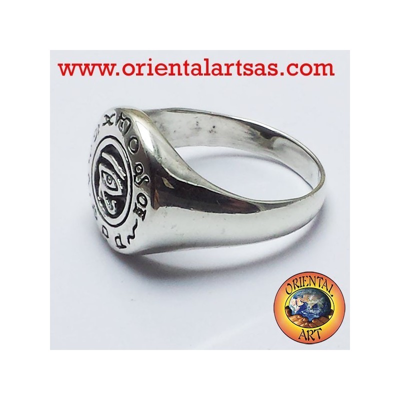 Anello occhio di Horus in argento 