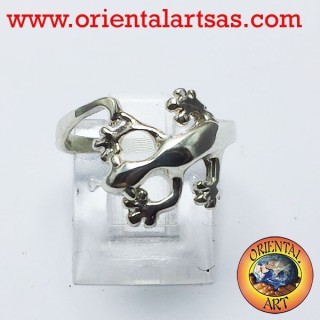 Anello Geco in argento