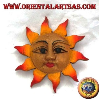 Warm color wall sun (small)