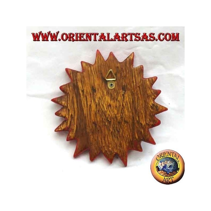 Wall and sun in warm colors and blue (small)