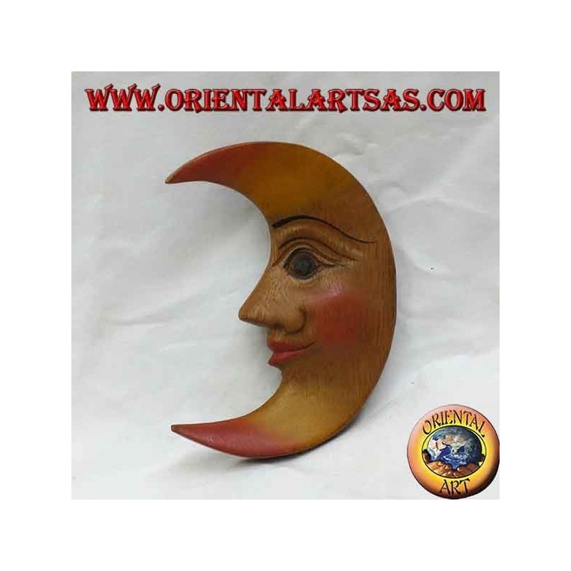 Warm color wall moon (small)