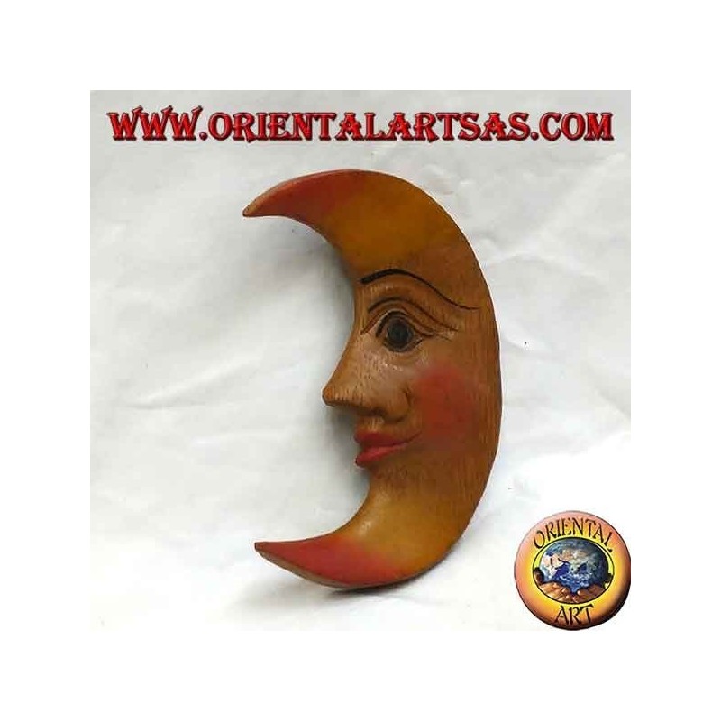 Lune murale de couleur chaude (petite)