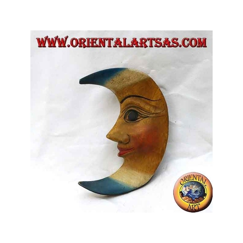 Cold color wall moon (small)