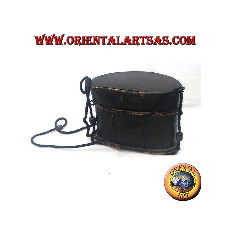 Thai box and rigid bag in tree bark and bamboo