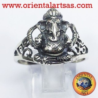 Silber Ring Ganesh