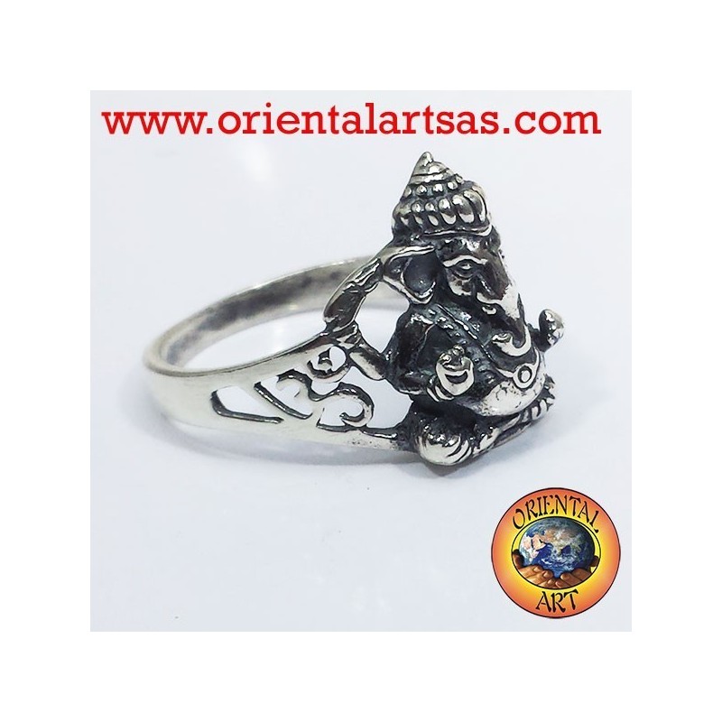 Anillo de plata Ganesh