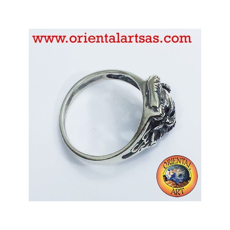 Anello Ganesh in argento