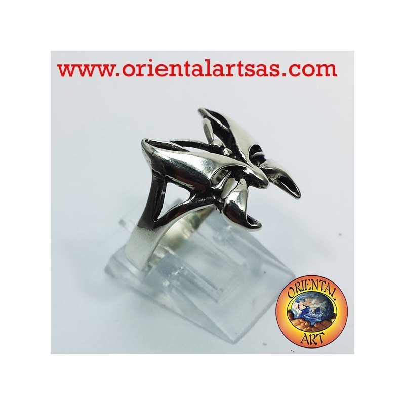 Butterfly ring, 925 silver