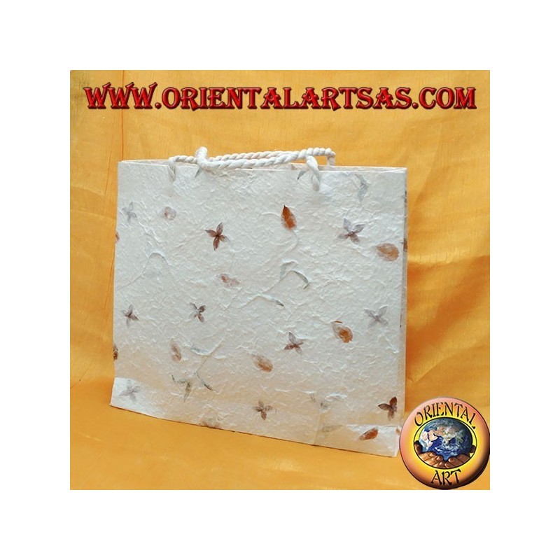 Buste in carta di riso e petali realizzata a mano (grande)