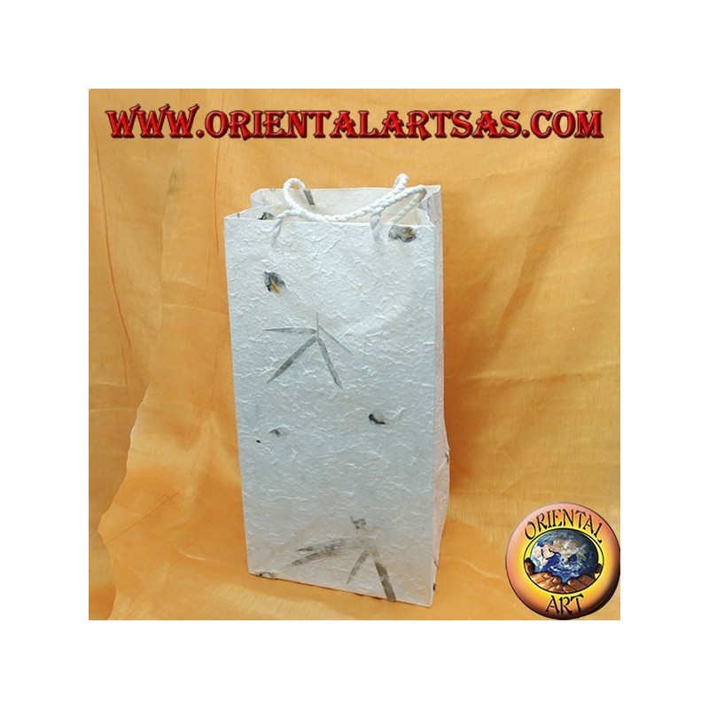 Enveloppes à la main en papier de riz et pétales (grandes longues)